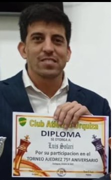 Luis Solari, campeón de Primera Categoría