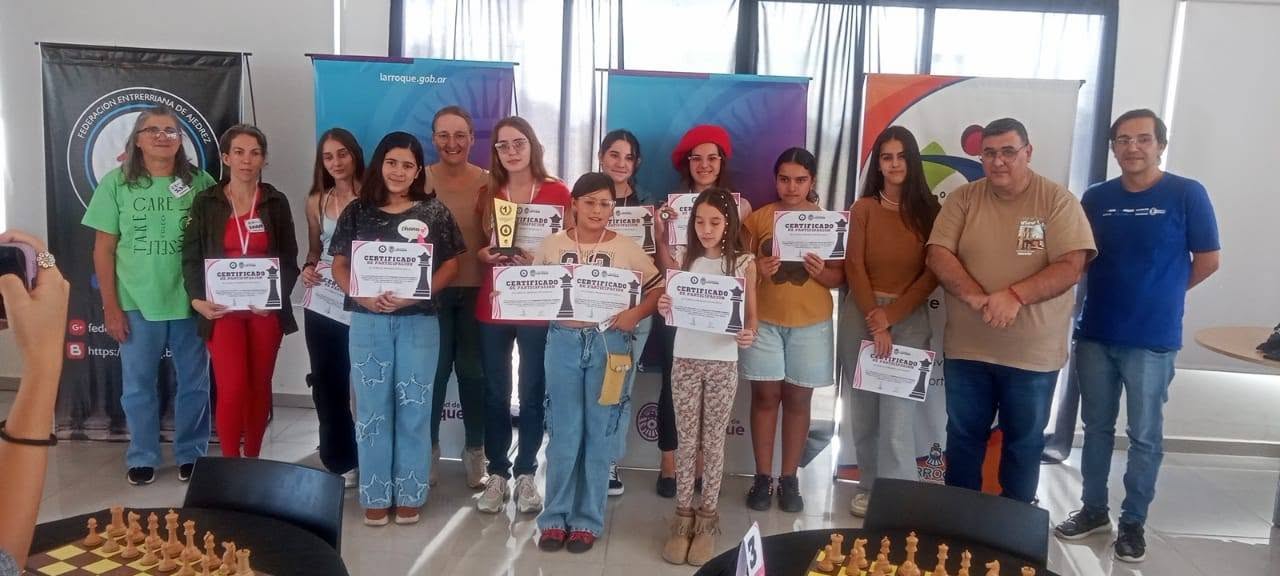 Participantes del Torneo Entrerriano Femenino Superior 2025 en Larroque